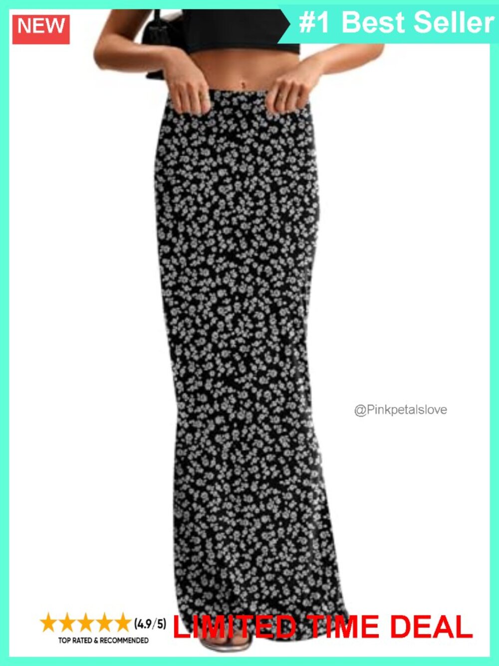 High Waist Elastic Maxi Skirt Bodycon Slim Fit Women's